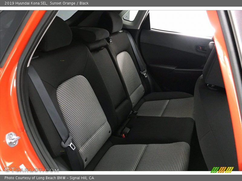 Sunset Orange / Black 2019 Hyundai Kona SEL