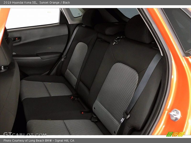 Sunset Orange / Black 2019 Hyundai Kona SEL