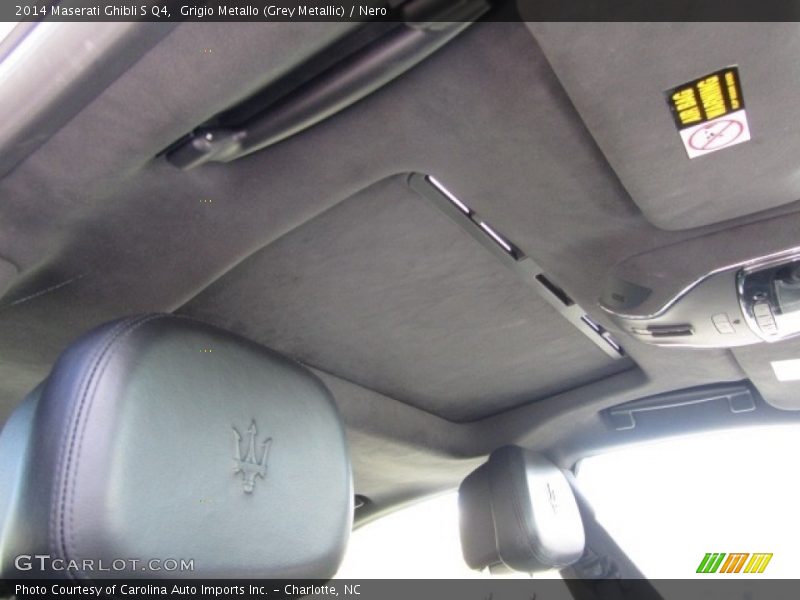 Grigio Metallo (Grey Metallic) / Nero 2014 Maserati Ghibli S Q4
