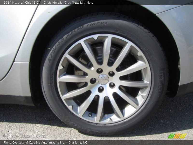 Grigio Metallo (Grey Metallic) / Nero 2014 Maserati Ghibli S Q4