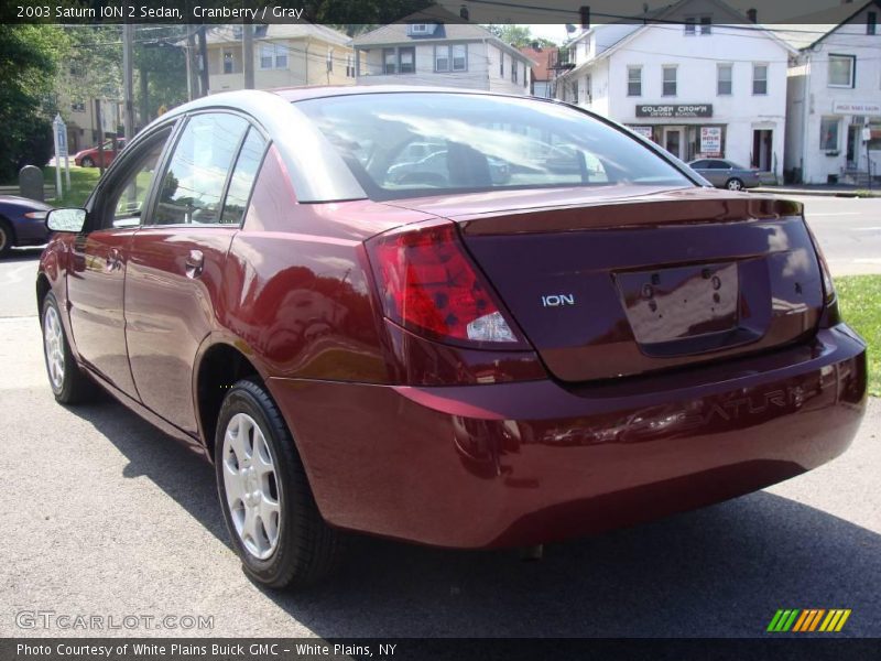 Cranberry / Gray 2003 Saturn ION 2 Sedan