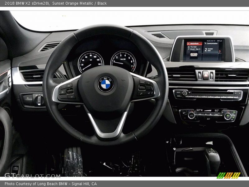 Sunset Orange Metallic / Black 2018 BMW X2 sDrive28i
