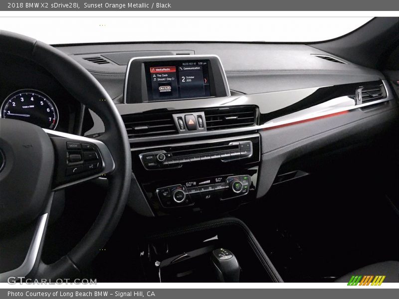 Sunset Orange Metallic / Black 2018 BMW X2 sDrive28i
