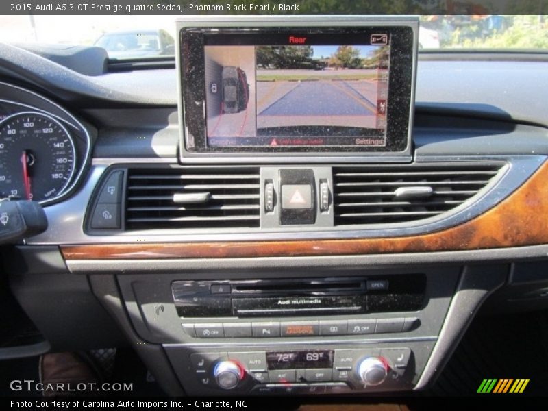 Phantom Black Pearl / Black 2015 Audi A6 3.0T Prestige quattro Sedan