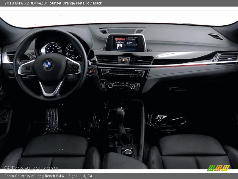 Sunset Orange Metallic / Black 2018 BMW X2 sDrive28i