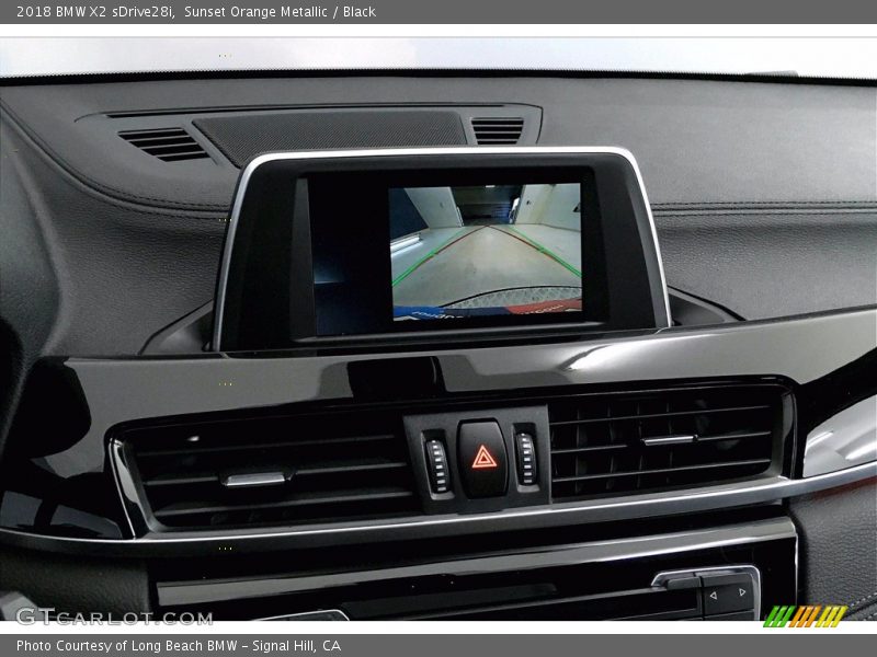 Sunset Orange Metallic / Black 2018 BMW X2 sDrive28i