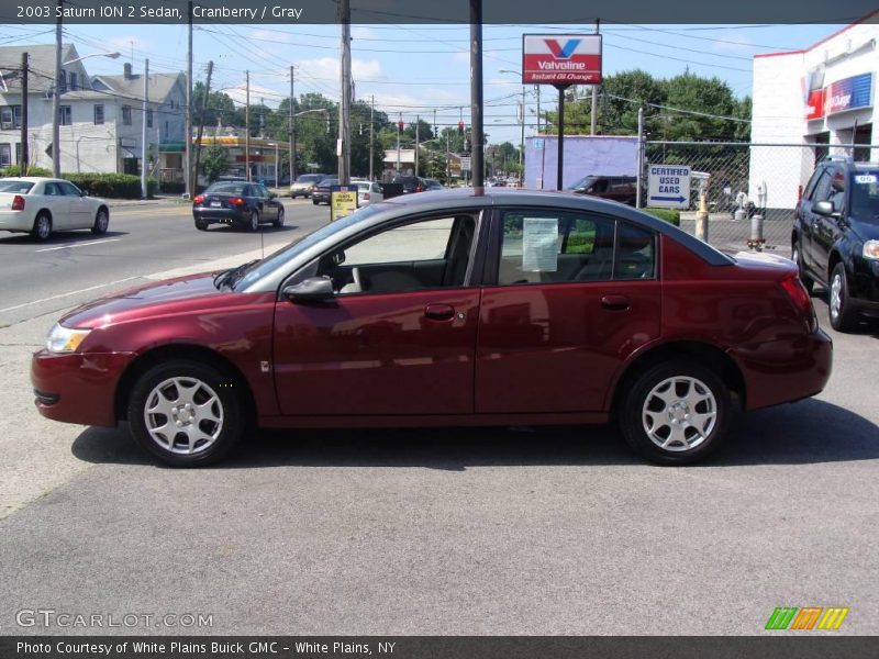 Cranberry / Gray 2003 Saturn ION 2 Sedan