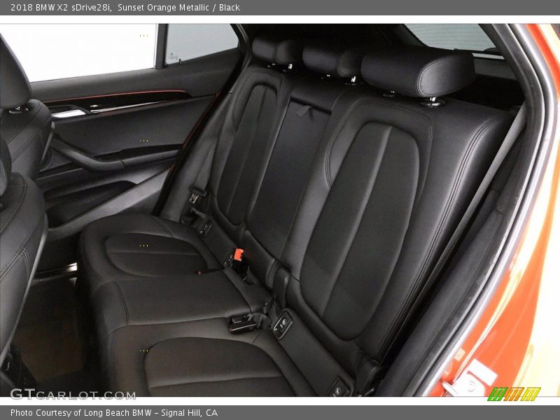 Sunset Orange Metallic / Black 2018 BMW X2 sDrive28i