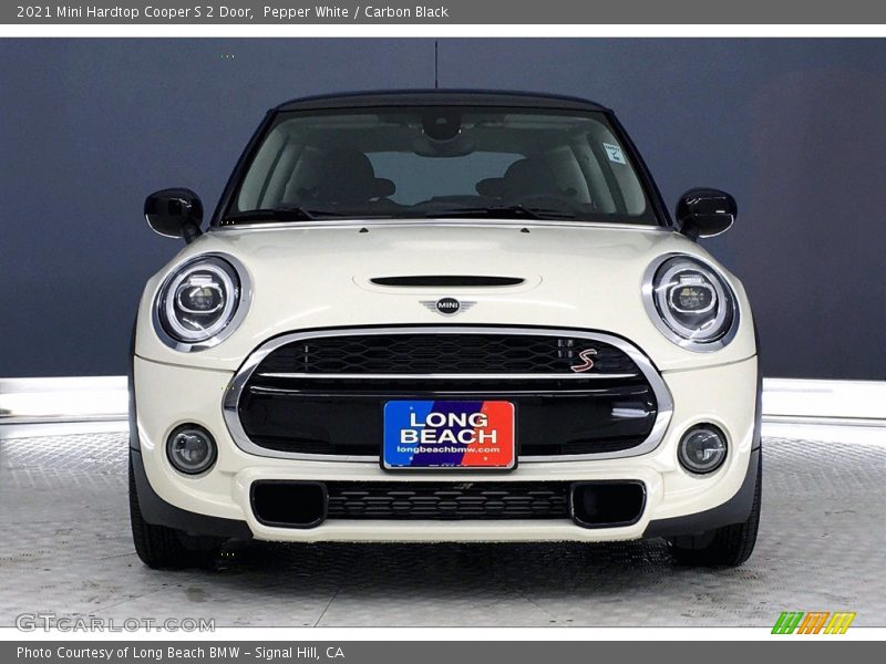 Pepper White / Carbon Black 2021 Mini Hardtop Cooper S 2 Door