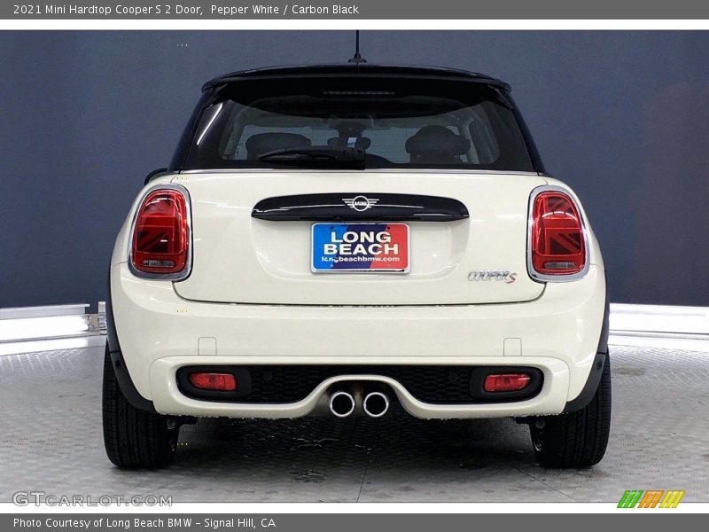 Pepper White / Carbon Black 2021 Mini Hardtop Cooper S 2 Door