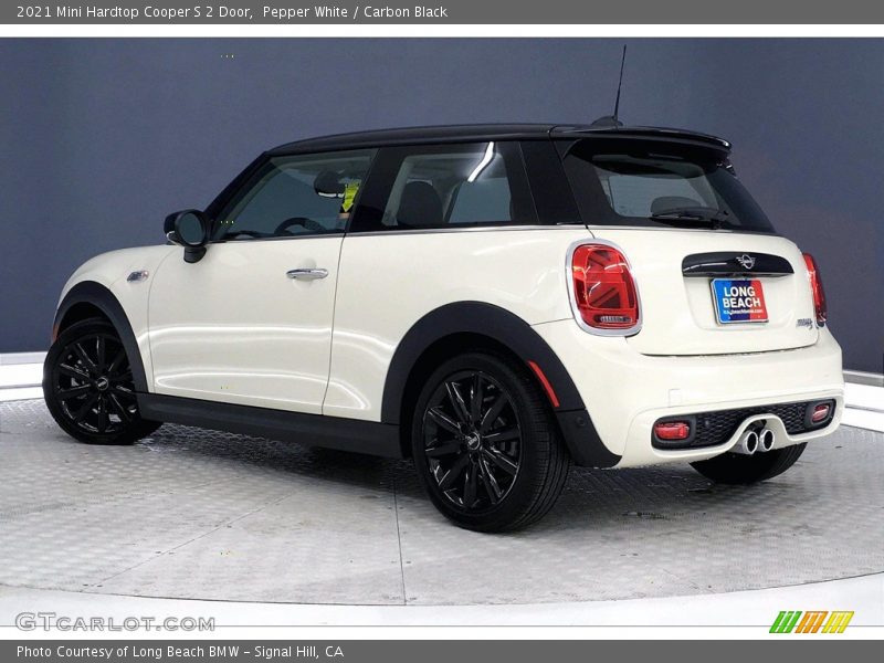 Pepper White / Carbon Black 2021 Mini Hardtop Cooper S 2 Door