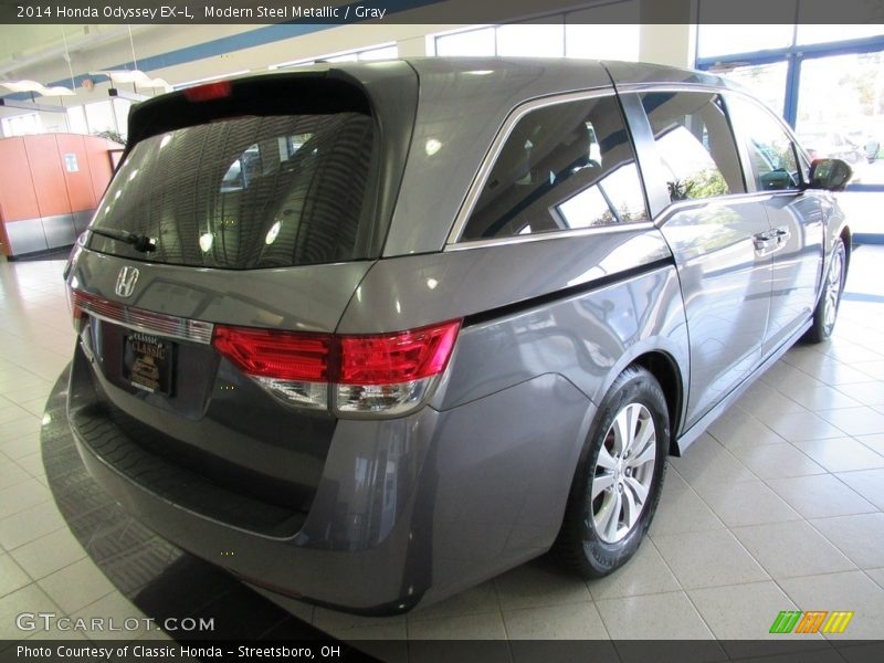 Modern Steel Metallic / Gray 2014 Honda Odyssey EX-L