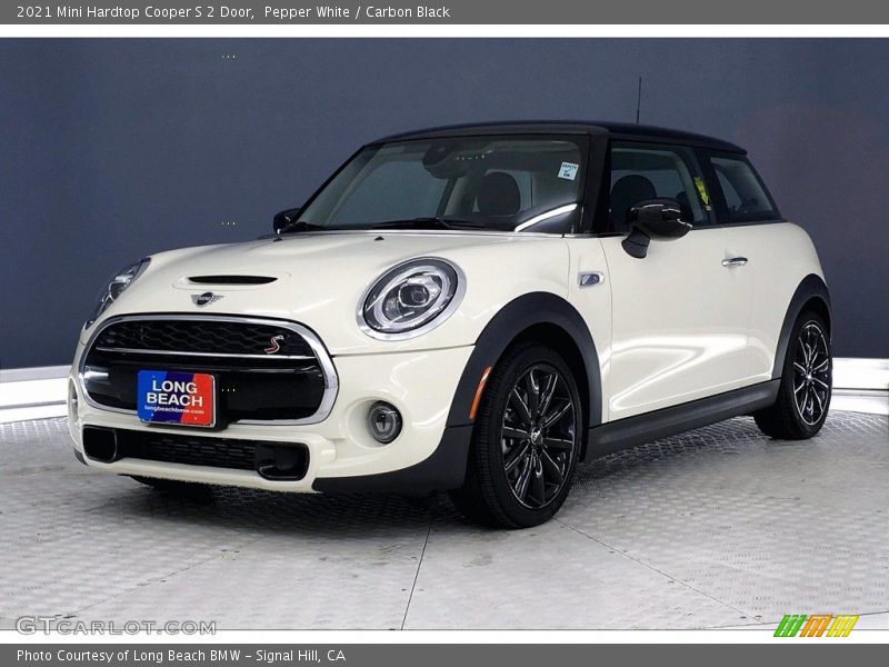 Pepper White / Carbon Black 2021 Mini Hardtop Cooper S 2 Door