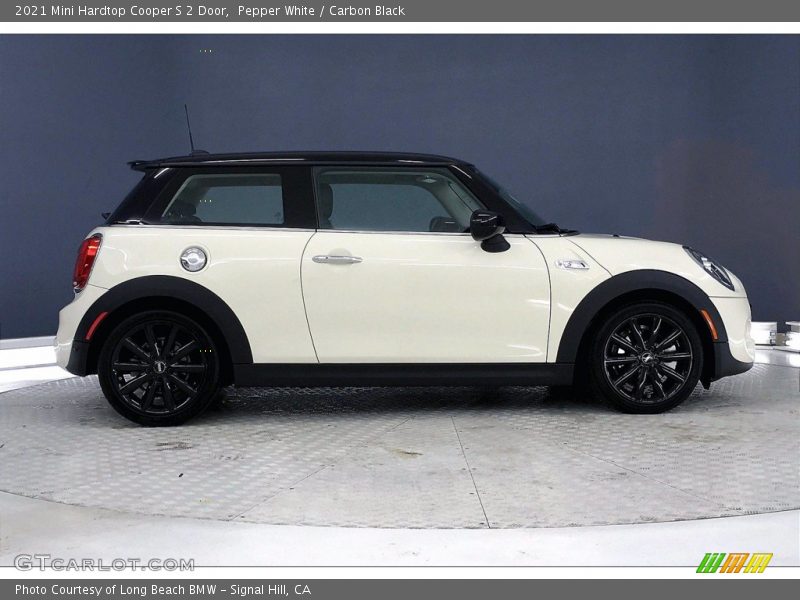 Pepper White / Carbon Black 2021 Mini Hardtop Cooper S 2 Door