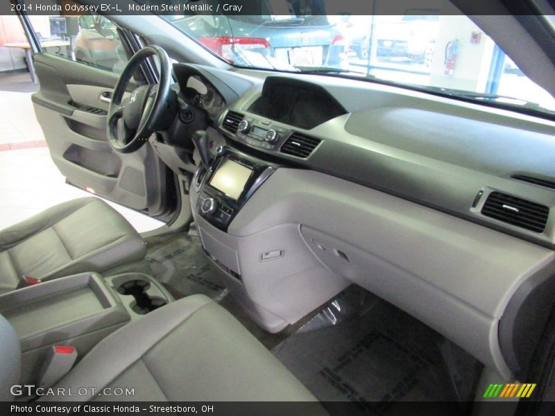 Modern Steel Metallic / Gray 2014 Honda Odyssey EX-L