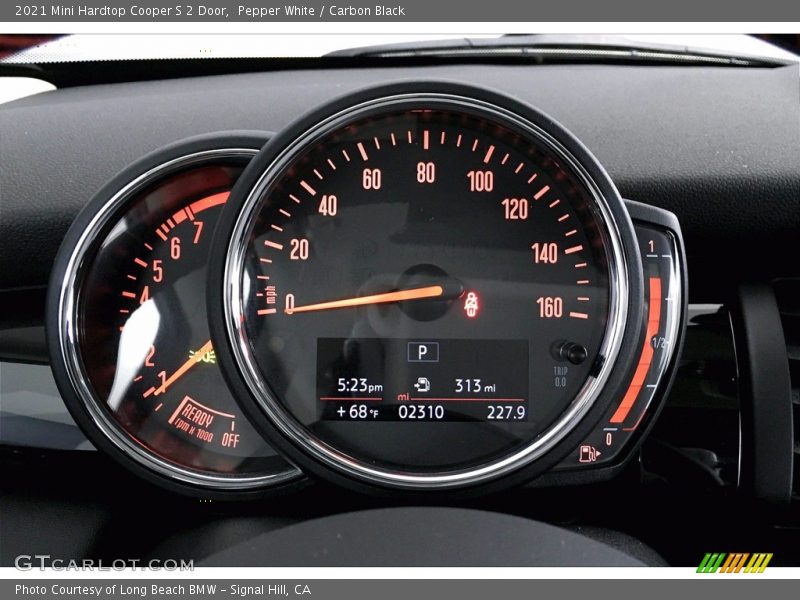 Pepper White / Carbon Black 2021 Mini Hardtop Cooper S 2 Door