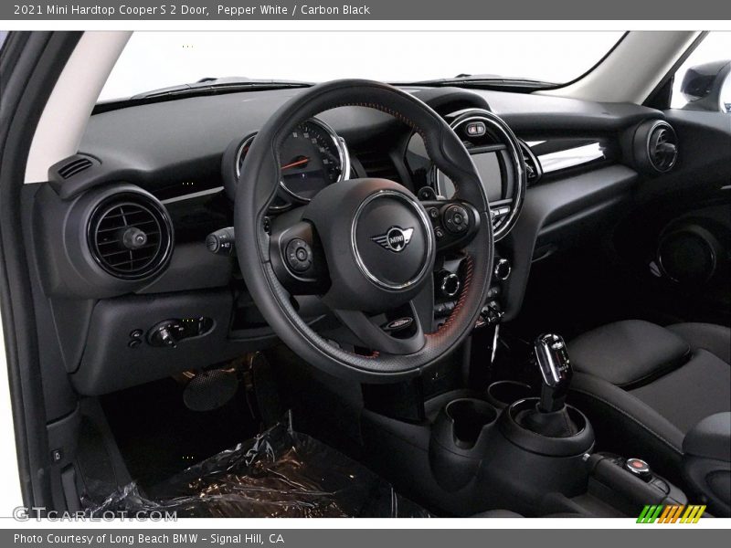 Pepper White / Carbon Black 2021 Mini Hardtop Cooper S 2 Door
