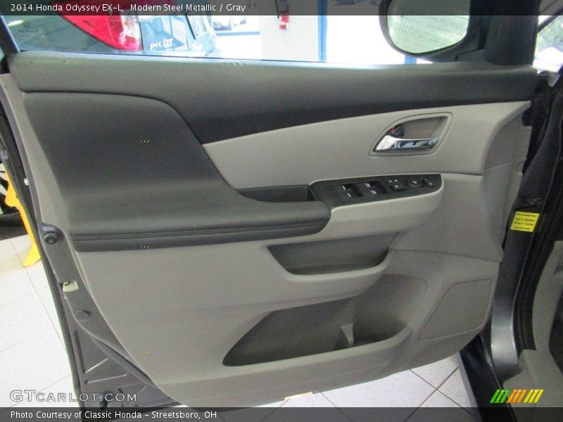 Modern Steel Metallic / Gray 2014 Honda Odyssey EX-L