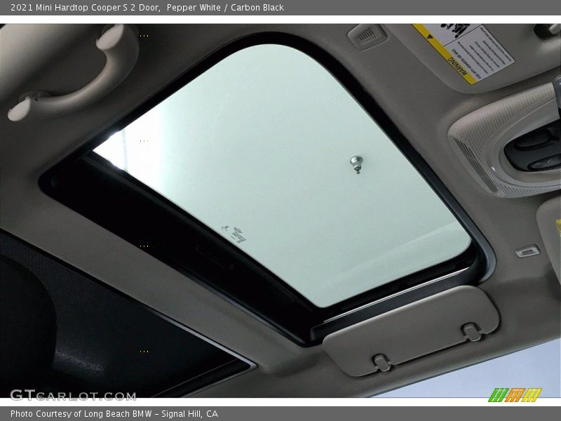Pepper White / Carbon Black 2021 Mini Hardtop Cooper S 2 Door