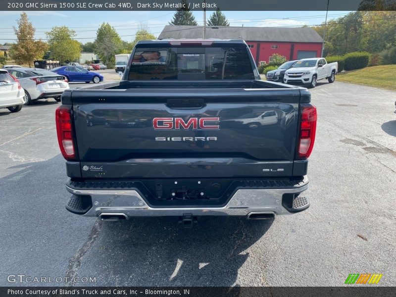 Dark Sky Metallic / Jet Black 2020 GMC Sierra 1500 SLE Crew Cab 4WD