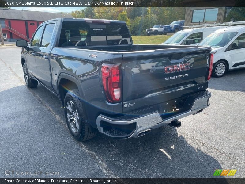 Dark Sky Metallic / Jet Black 2020 GMC Sierra 1500 SLE Crew Cab 4WD
