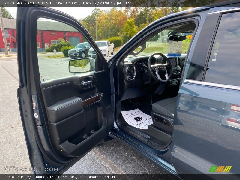 Dark Sky Metallic / Jet Black 2020 GMC Sierra 1500 SLE Crew Cab 4WD