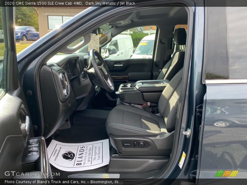 Dark Sky Metallic / Jet Black 2020 GMC Sierra 1500 SLE Crew Cab 4WD