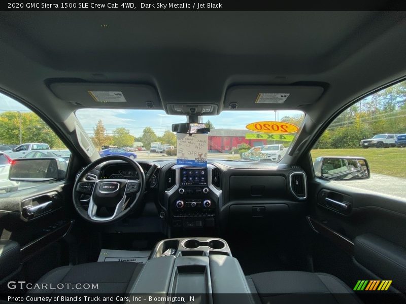 Dark Sky Metallic / Jet Black 2020 GMC Sierra 1500 SLE Crew Cab 4WD