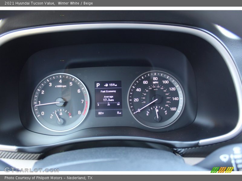 Winter White / Beige 2021 Hyundai Tucson Value