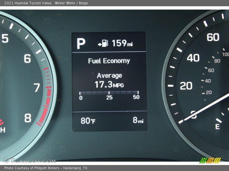 Winter White / Beige 2021 Hyundai Tucson Value
