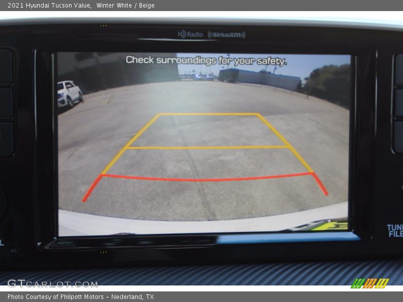 Winter White / Beige 2021 Hyundai Tucson Value