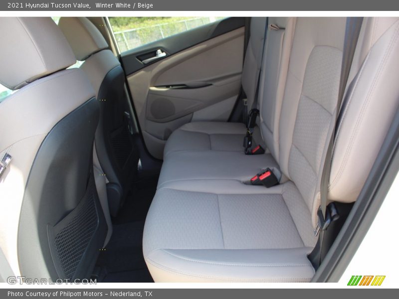 Winter White / Beige 2021 Hyundai Tucson Value