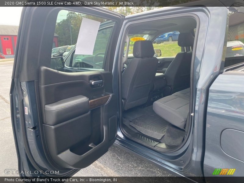 Dark Sky Metallic / Jet Black 2020 GMC Sierra 1500 SLE Crew Cab 4WD