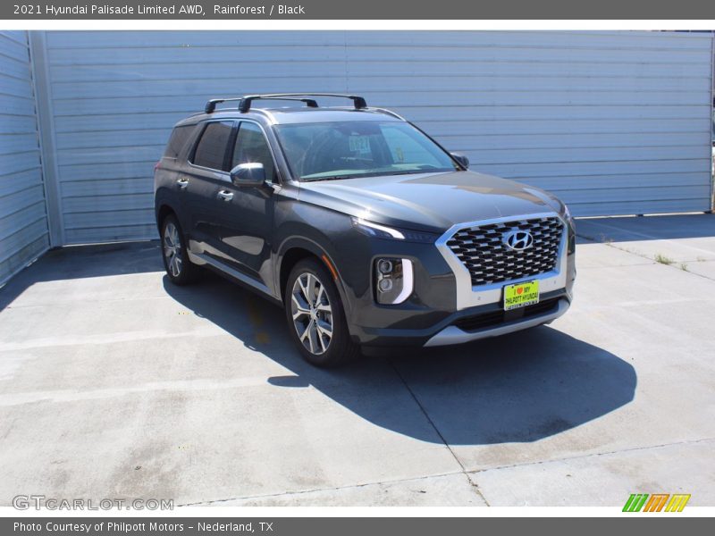 Rainforest / Black 2021 Hyundai Palisade Limited AWD