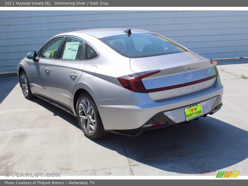 Shimmering Silver / Dark Gray 2021 Hyundai Sonata SEL