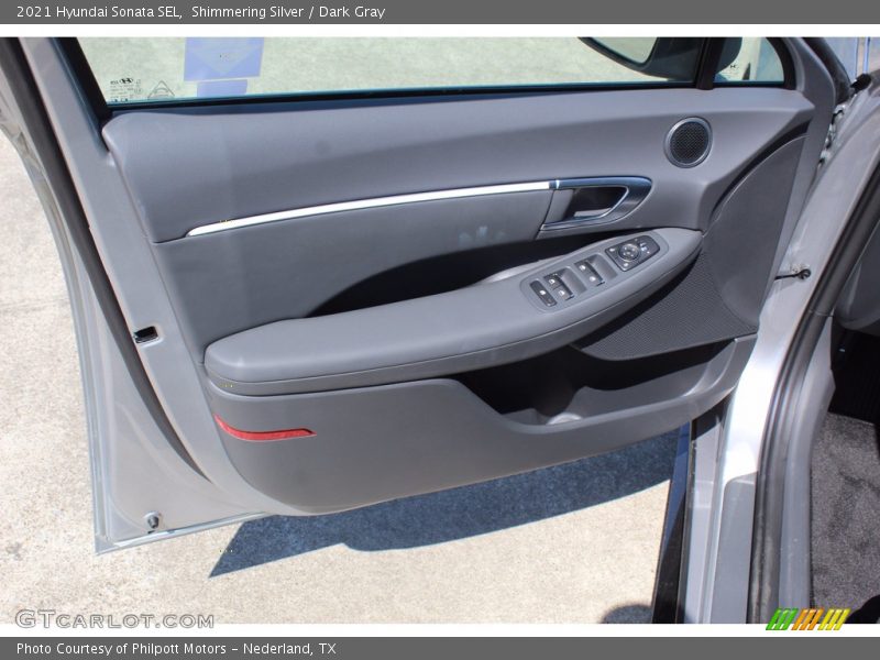 Shimmering Silver / Dark Gray 2021 Hyundai Sonata SEL