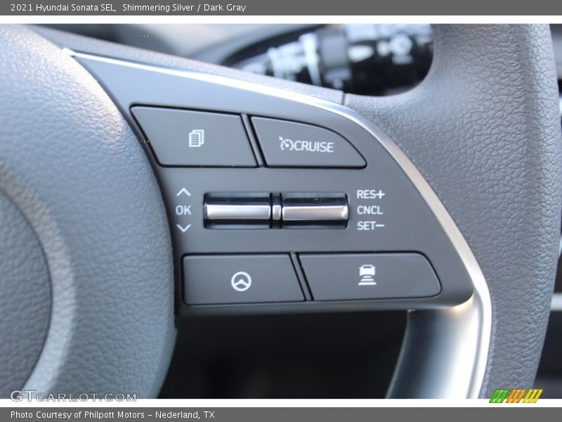 Shimmering Silver / Dark Gray 2021 Hyundai Sonata SEL