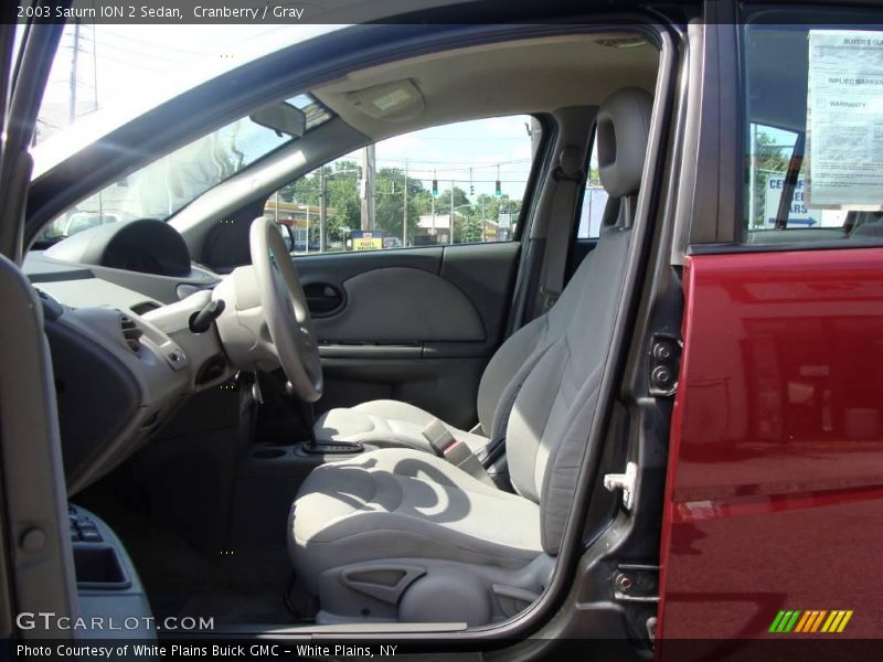 Cranberry / Gray 2003 Saturn ION 2 Sedan