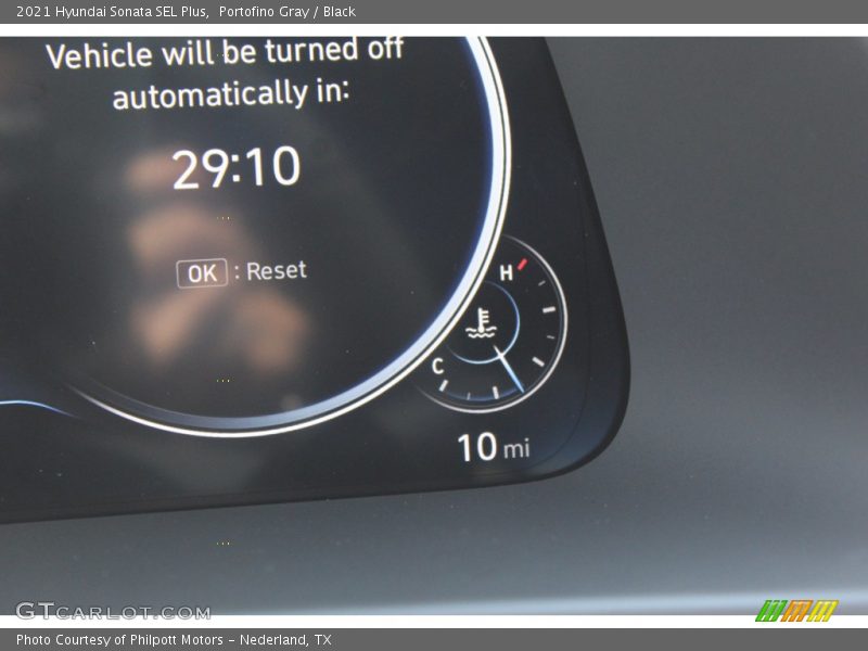 Portofino Gray / Black 2021 Hyundai Sonata SEL Plus