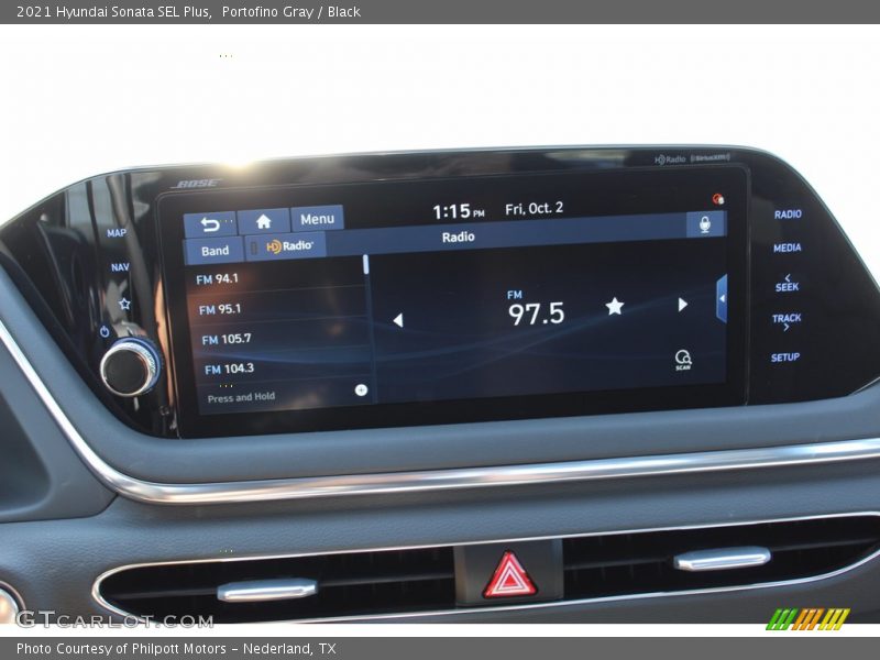 Portofino Gray / Black 2021 Hyundai Sonata SEL Plus