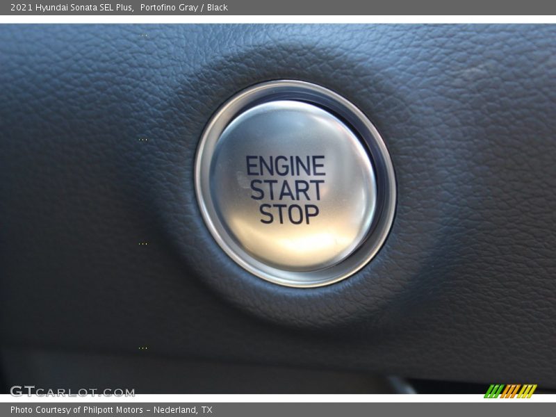 Portofino Gray / Black 2021 Hyundai Sonata SEL Plus