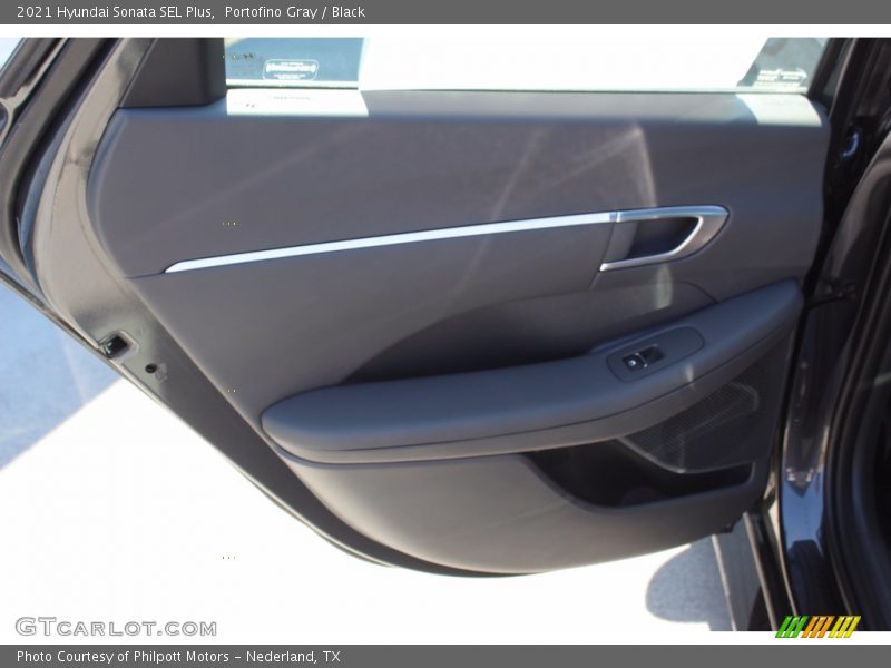 Portofino Gray / Black 2021 Hyundai Sonata SEL Plus
