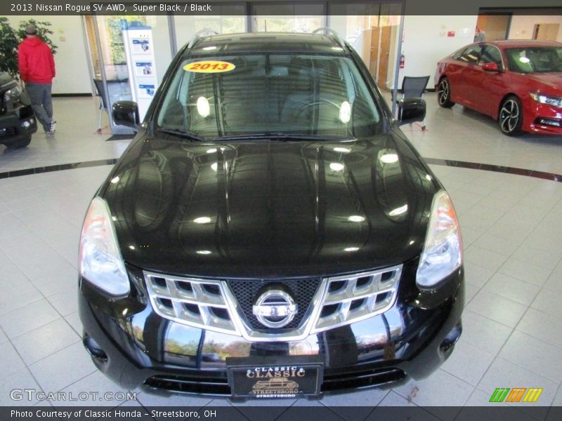 Super Black / Black 2013 Nissan Rogue SV AWD