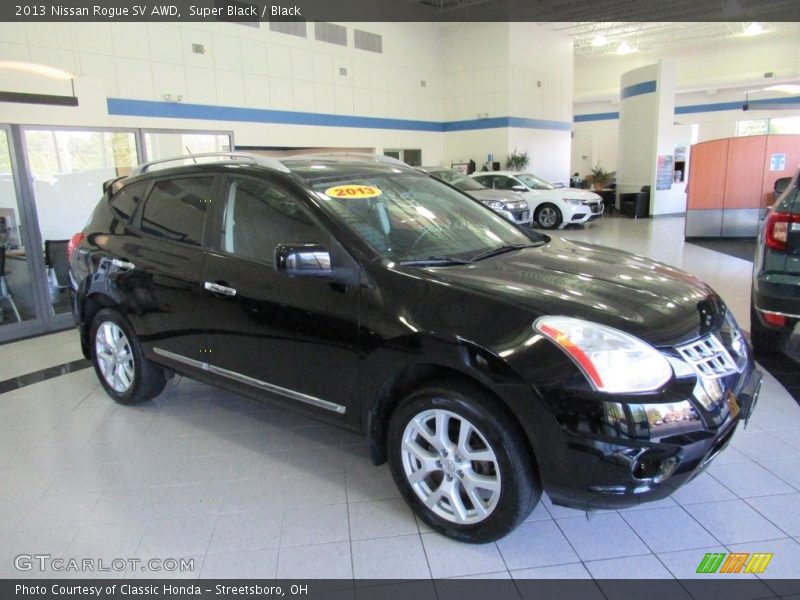 Super Black / Black 2013 Nissan Rogue SV AWD