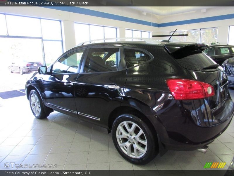 Super Black / Black 2013 Nissan Rogue SV AWD
