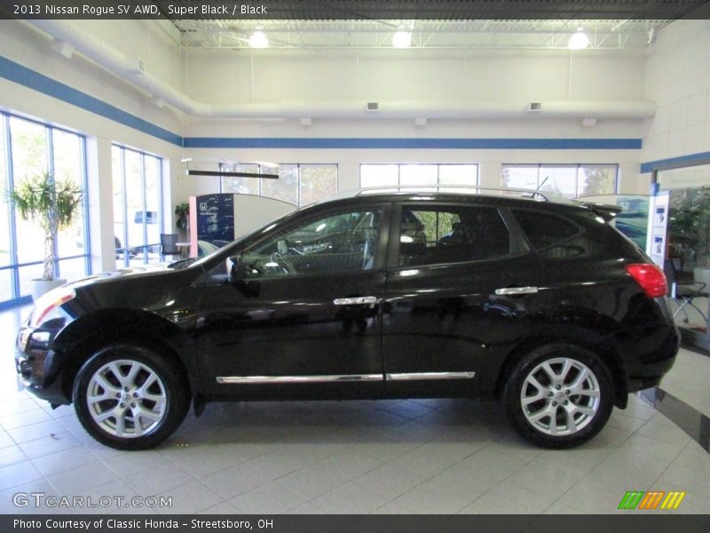 Super Black / Black 2013 Nissan Rogue SV AWD