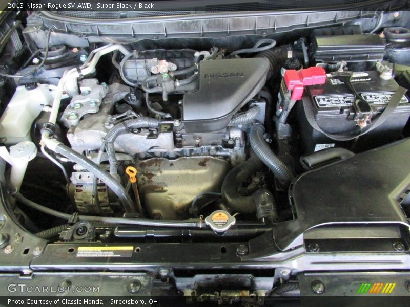 Super Black / Black 2013 Nissan Rogue SV AWD