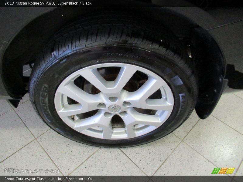 Super Black / Black 2013 Nissan Rogue SV AWD