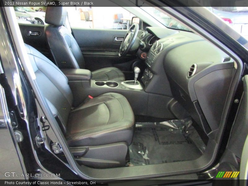 Super Black / Black 2013 Nissan Rogue SV AWD