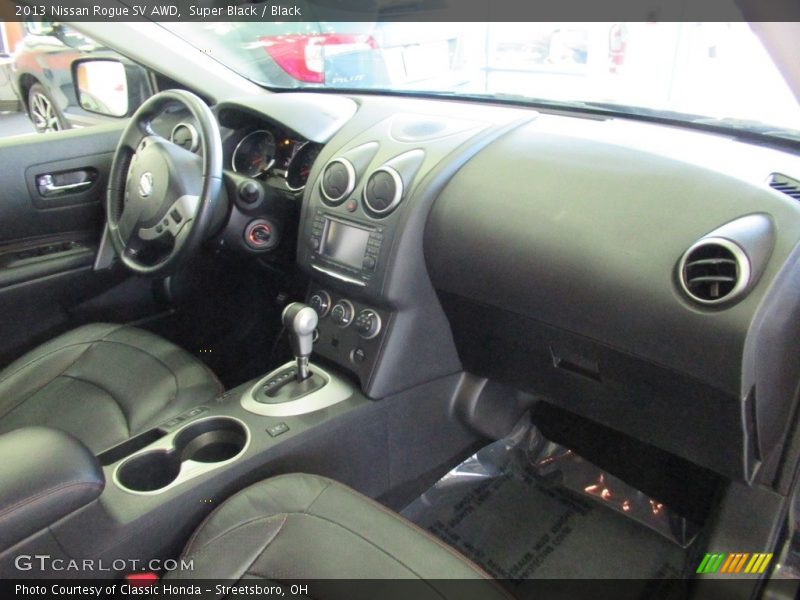 Super Black / Black 2013 Nissan Rogue SV AWD